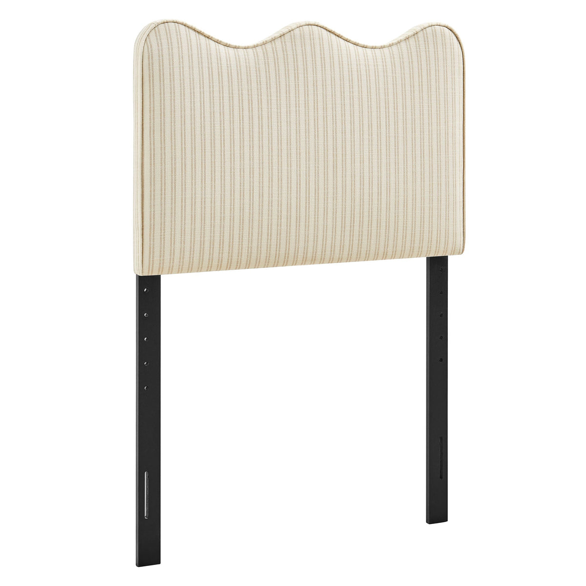 Athena Striped Fabric Upholstered Headboard by Modway