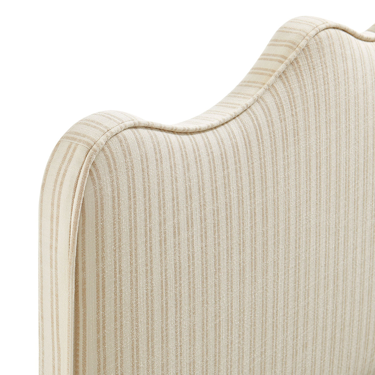 Athena Striped Fabric Upholstered Headboard by Modway