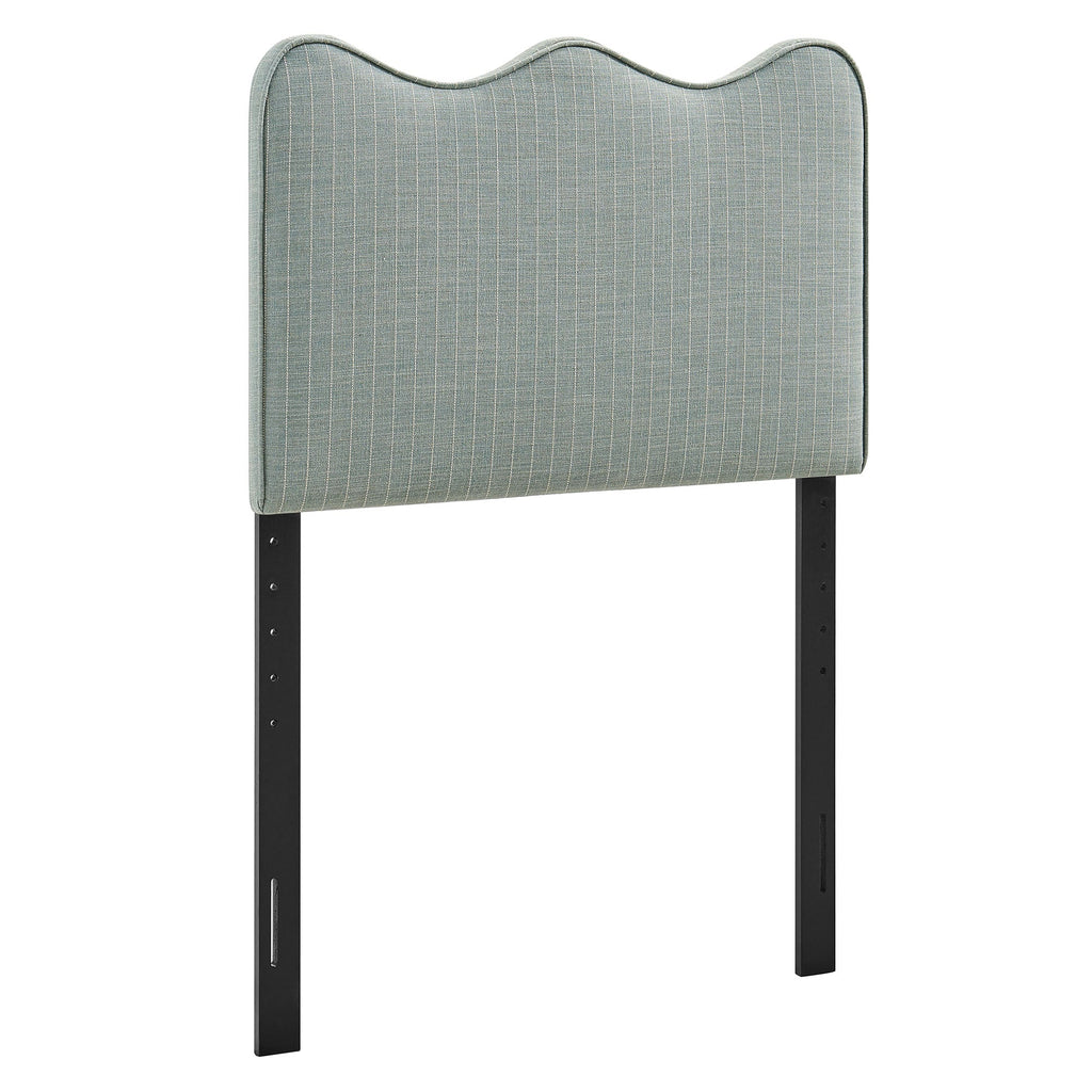 Athena Striped Fabric Upholstered Headboard by Modway