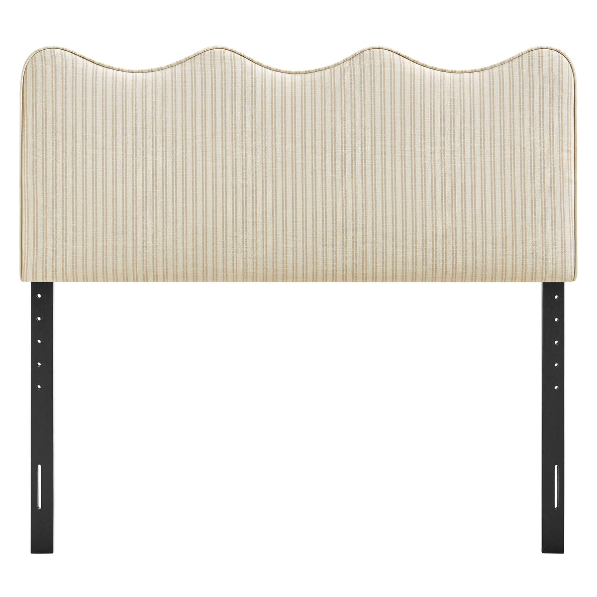 Athena Striped Fabric Upholstered Headboard by Modway