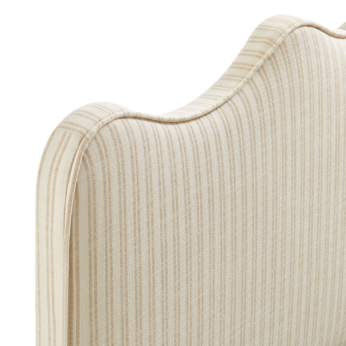 Athena Striped Fabric Upholstered Headboard by Modway