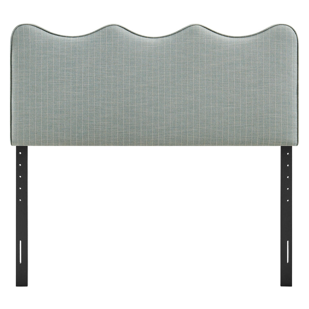 Athena Striped Fabric Upholstered Headboard by Modway