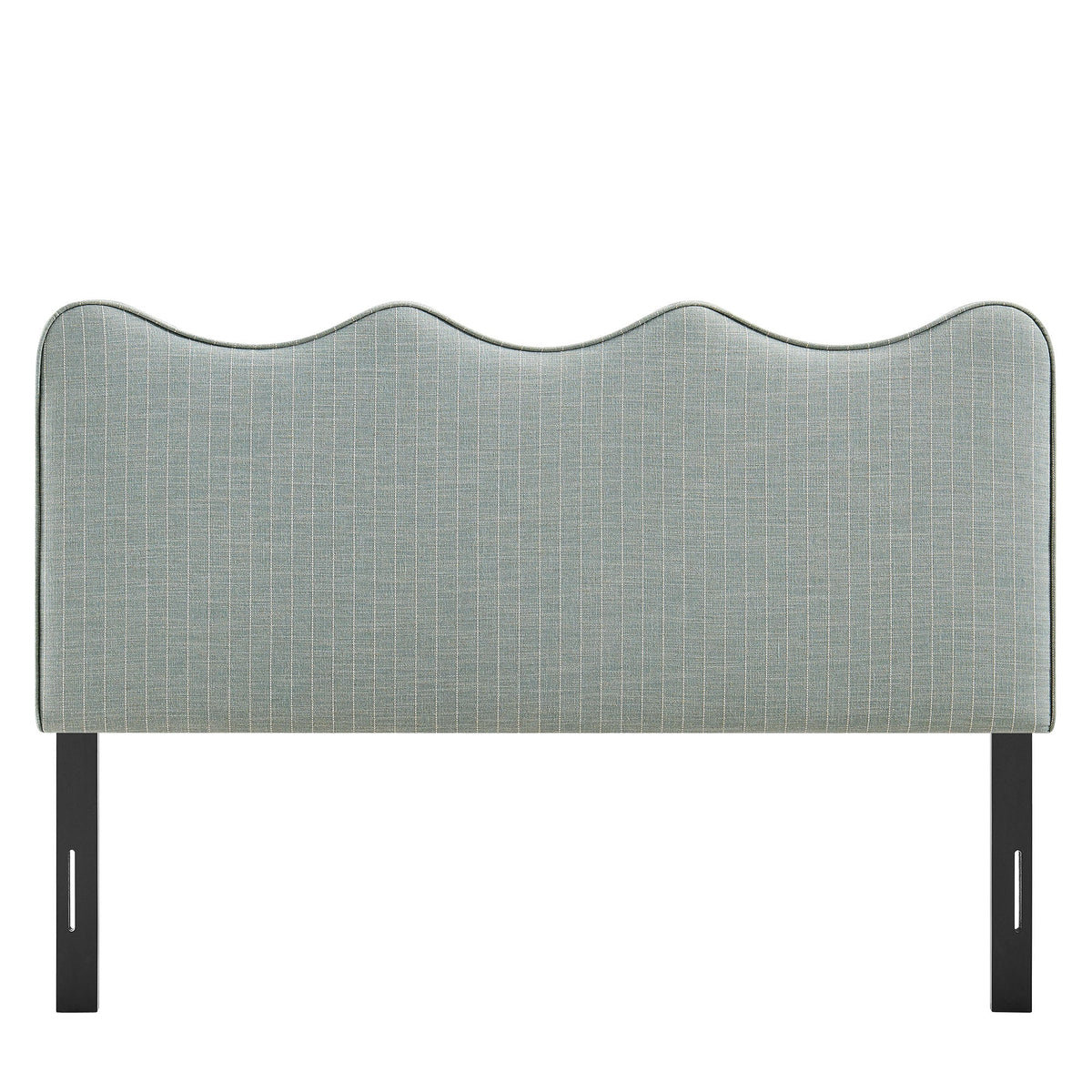Athena Striped Fabric Upholstered Headboard by Modway