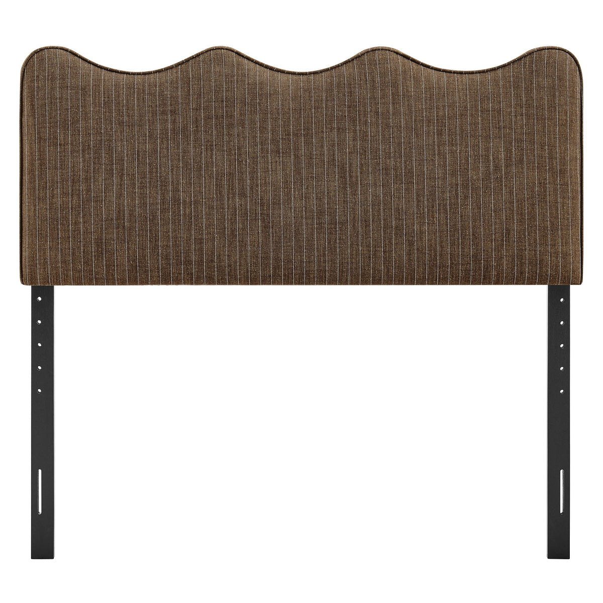 Athena Striped Fabric Upholstered Headboard by Modway