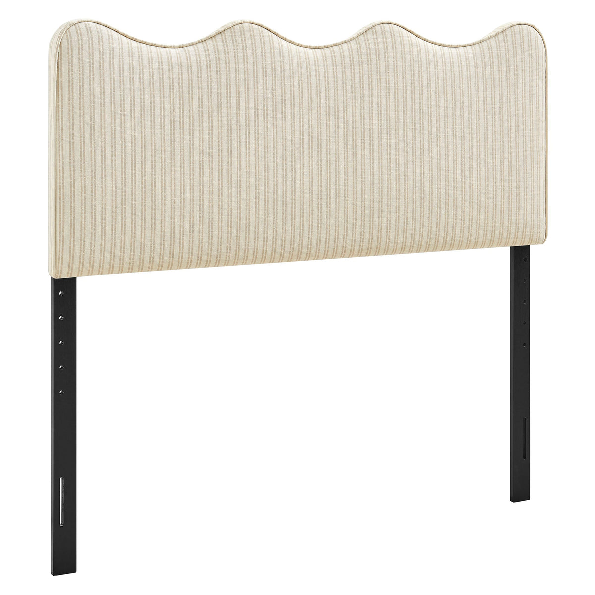 Athena Striped Fabric Upholstered Headboard by Modway