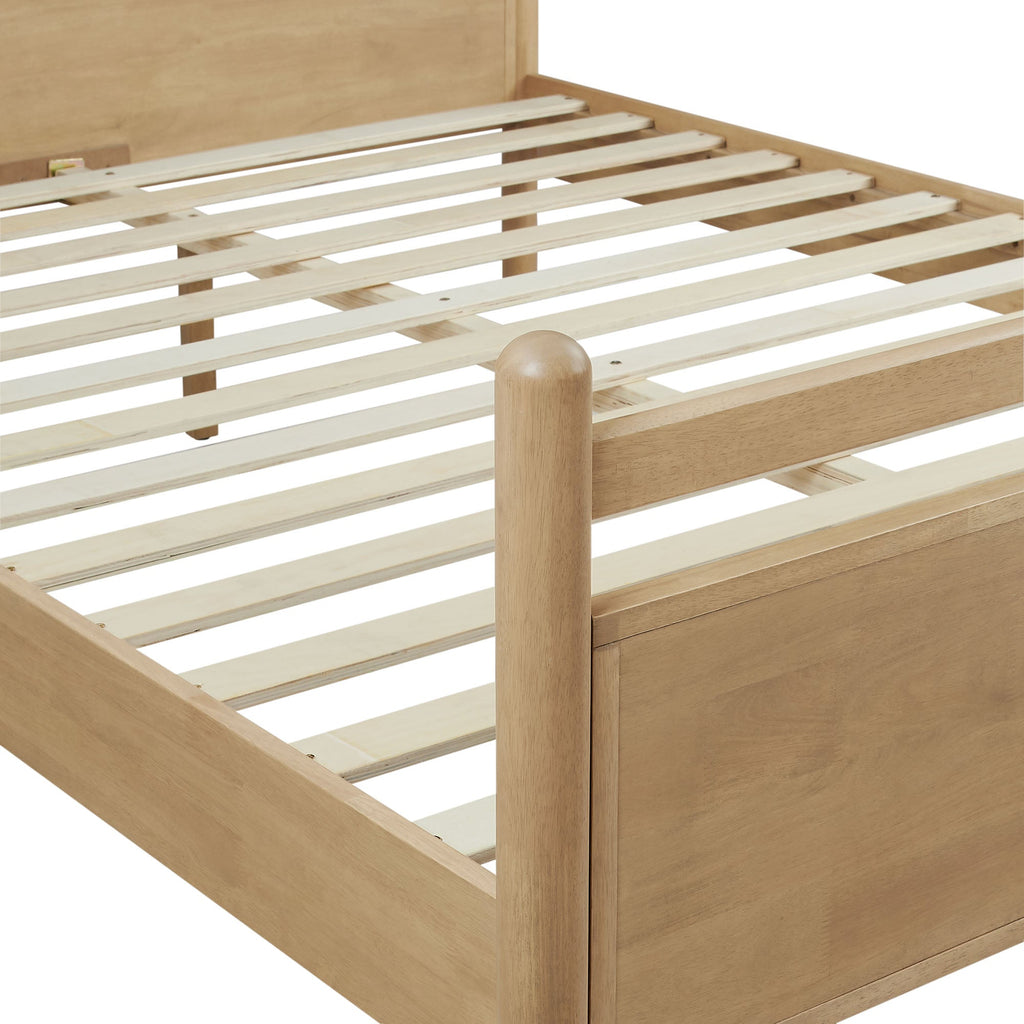 Leni Vegan Leather and Wood Platform Bed Frame by Modway