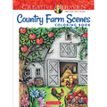 Creative Haven Country Farm Scenes Coloring Book - Paperback