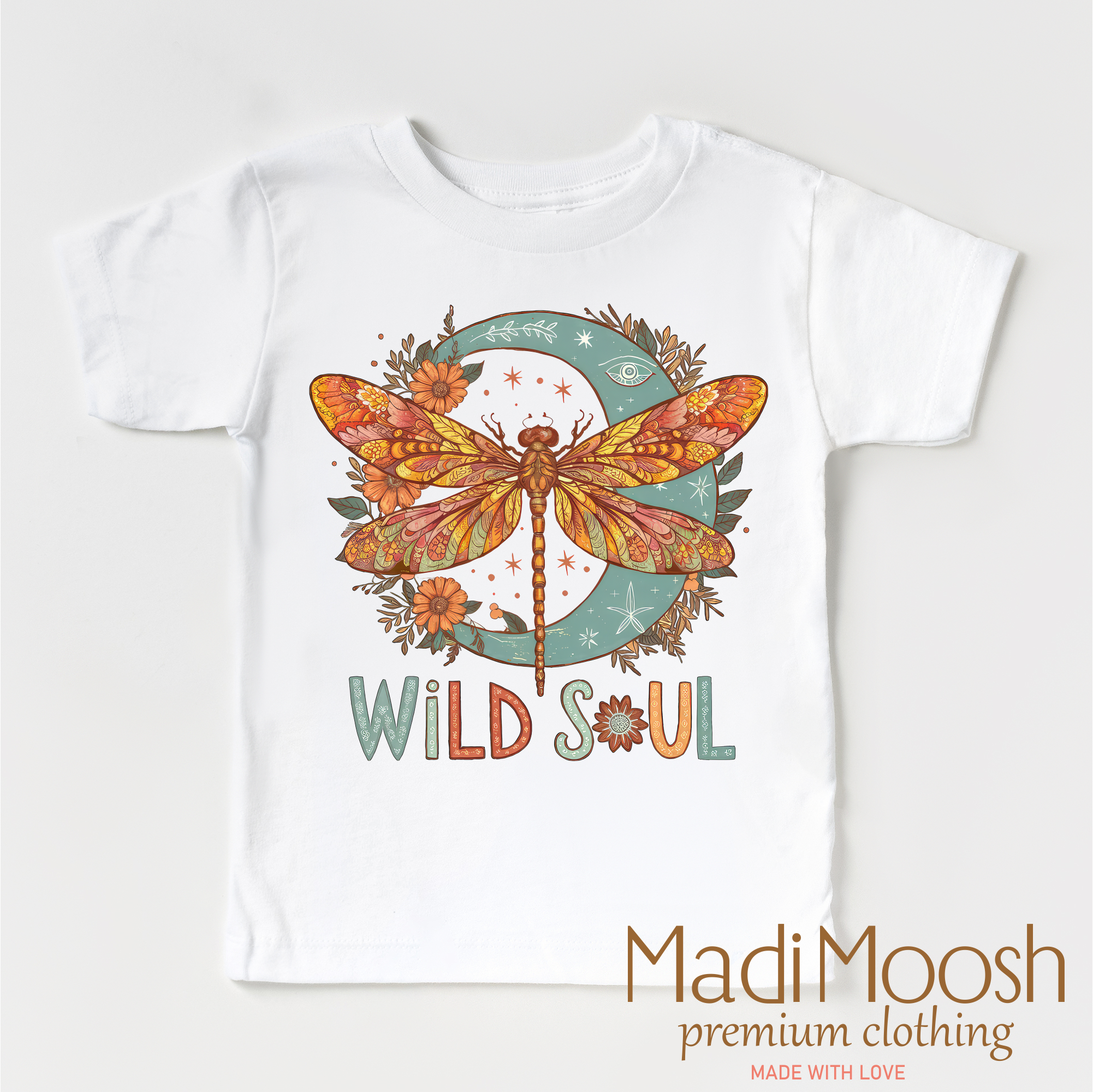 Wild Soul Dragonfly Shirt - Boho Tee
