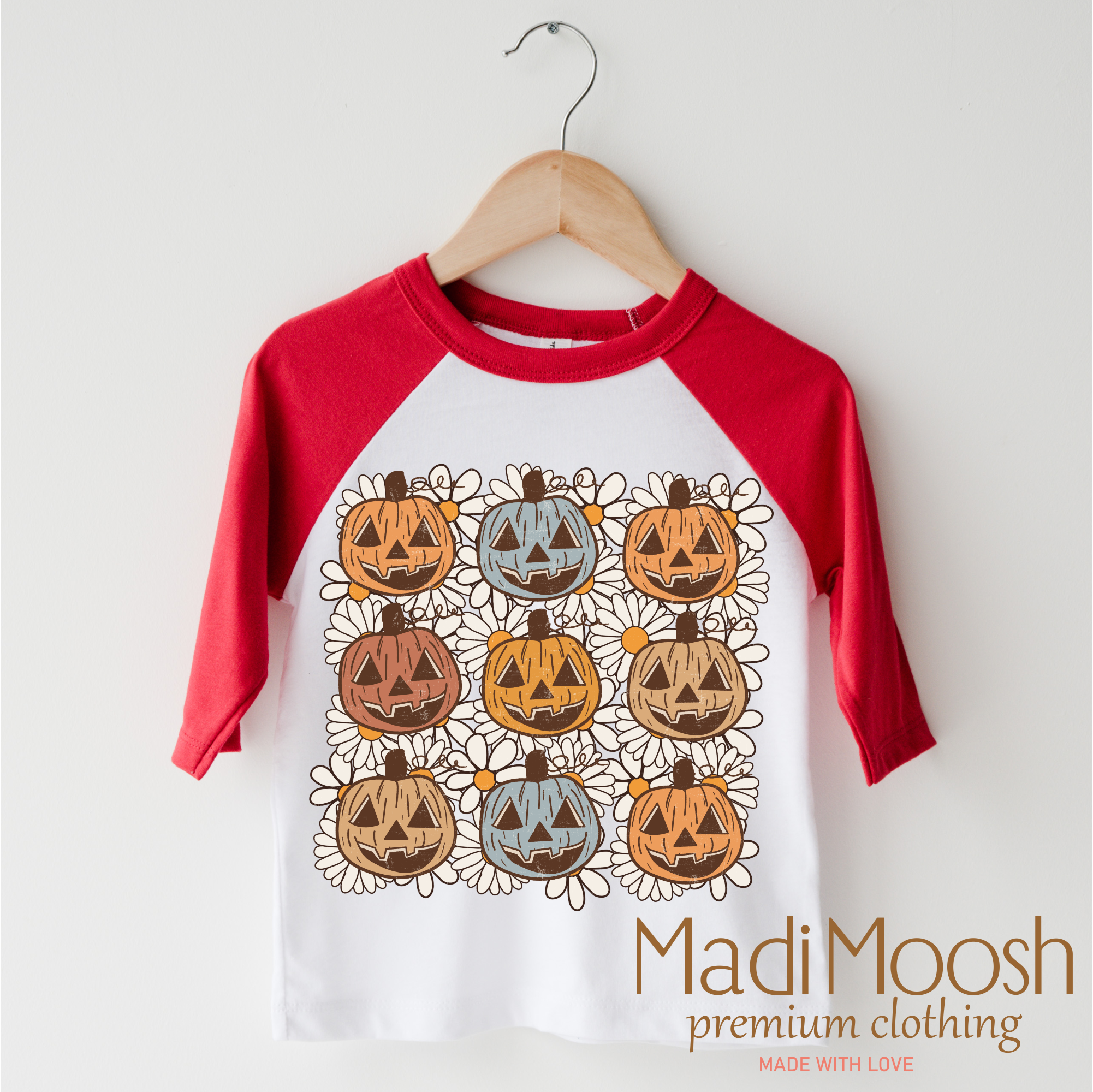 Retro Fall Shirt - Jack-O-Lantern Tee