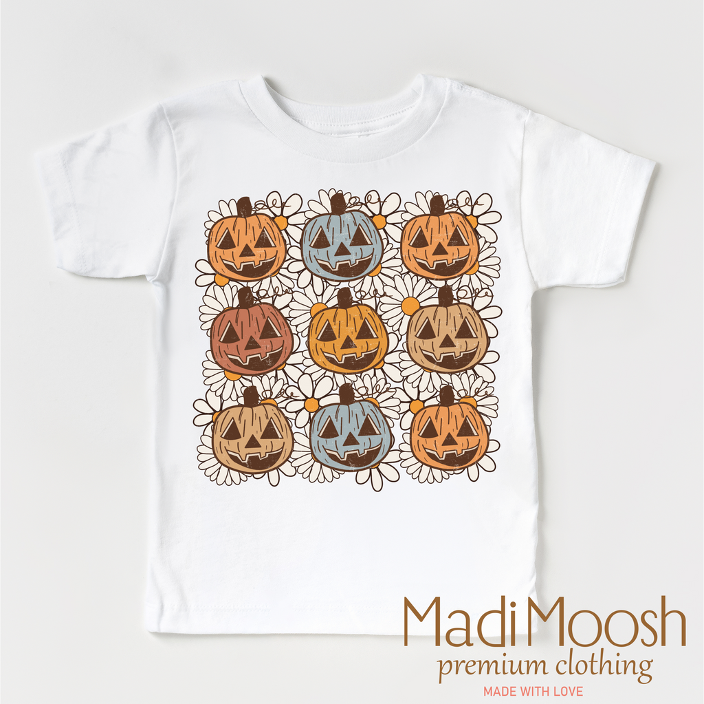 Retro Fall Shirt - Jack-O-Lantern Tee