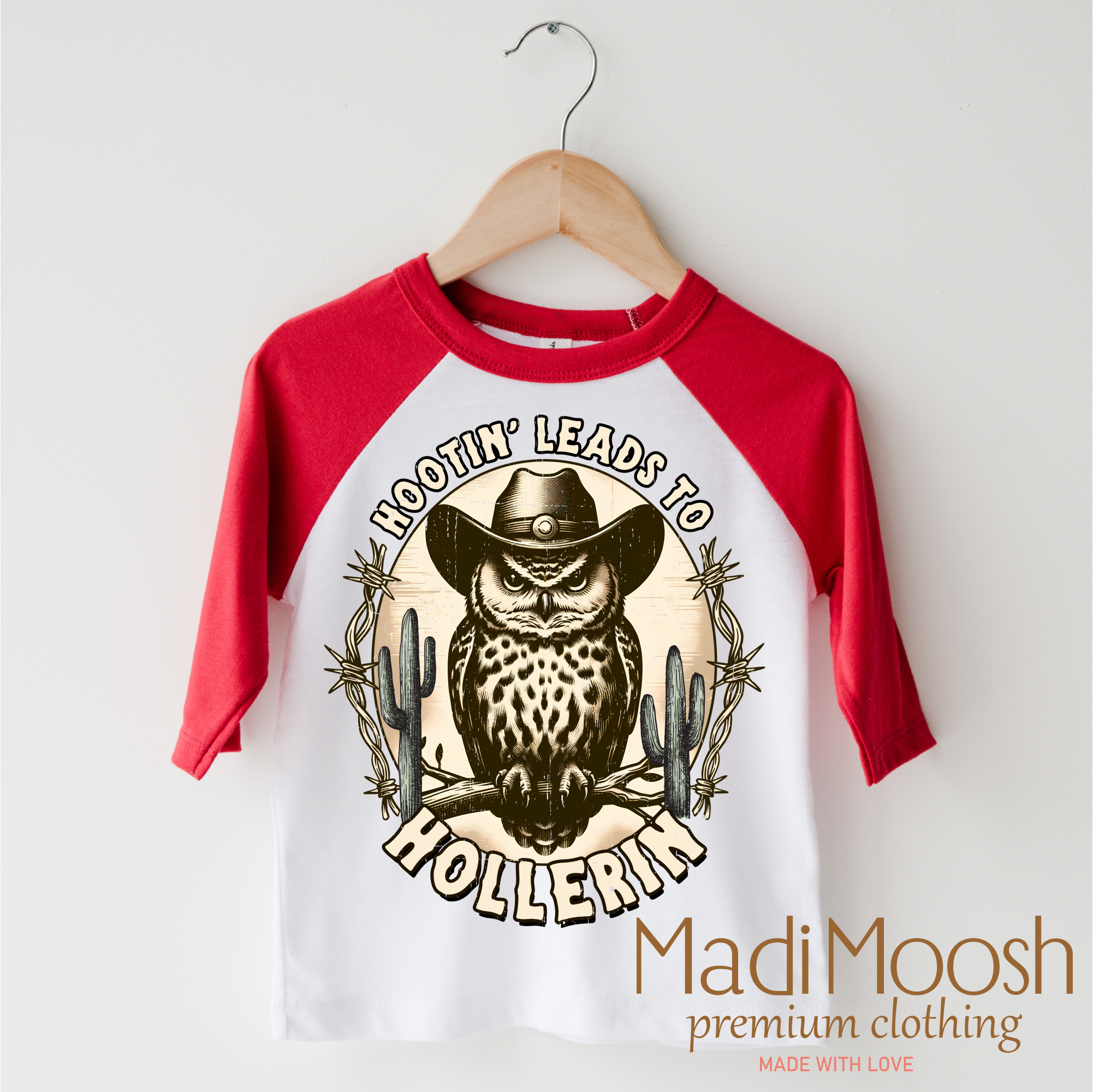 Hootin Leads To Hollerin Western Shirt - Funny Owl Tee