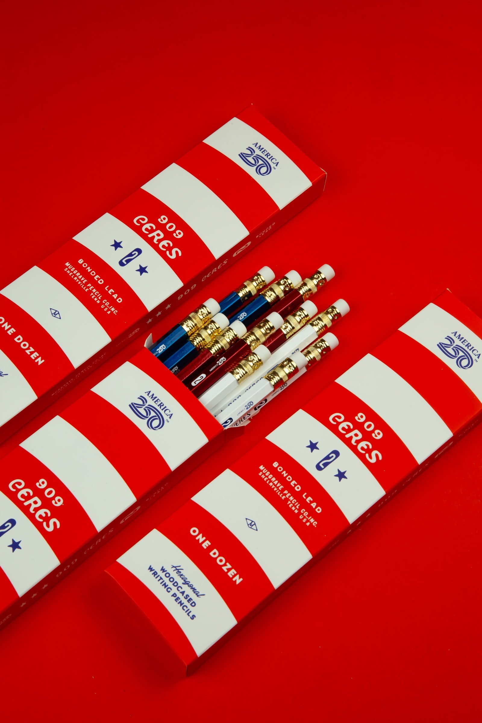 America250™ Ceres 909 Red, White, & Blue Set