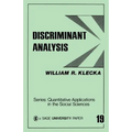 Discriminant Analysis - Paperback
