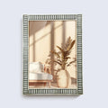 Make To Order bone resin inlay wall hanging mirror fame 40x30