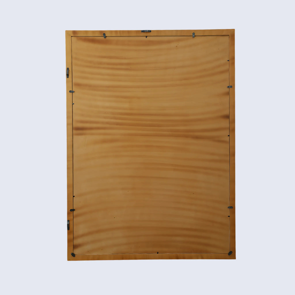 Make to order bone inlay geometric pattern wall mirror frame 38x28