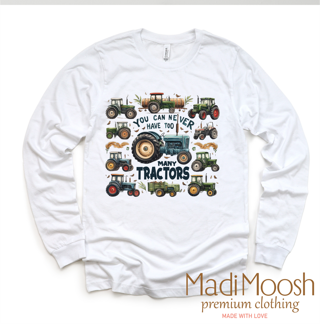 You Can Never Have Too Many Farm Tractors Shirt - Framer Tee