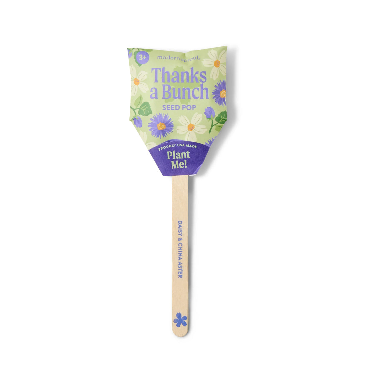 Plantable Wildflower Seed Pop Gift | Modern Sprout