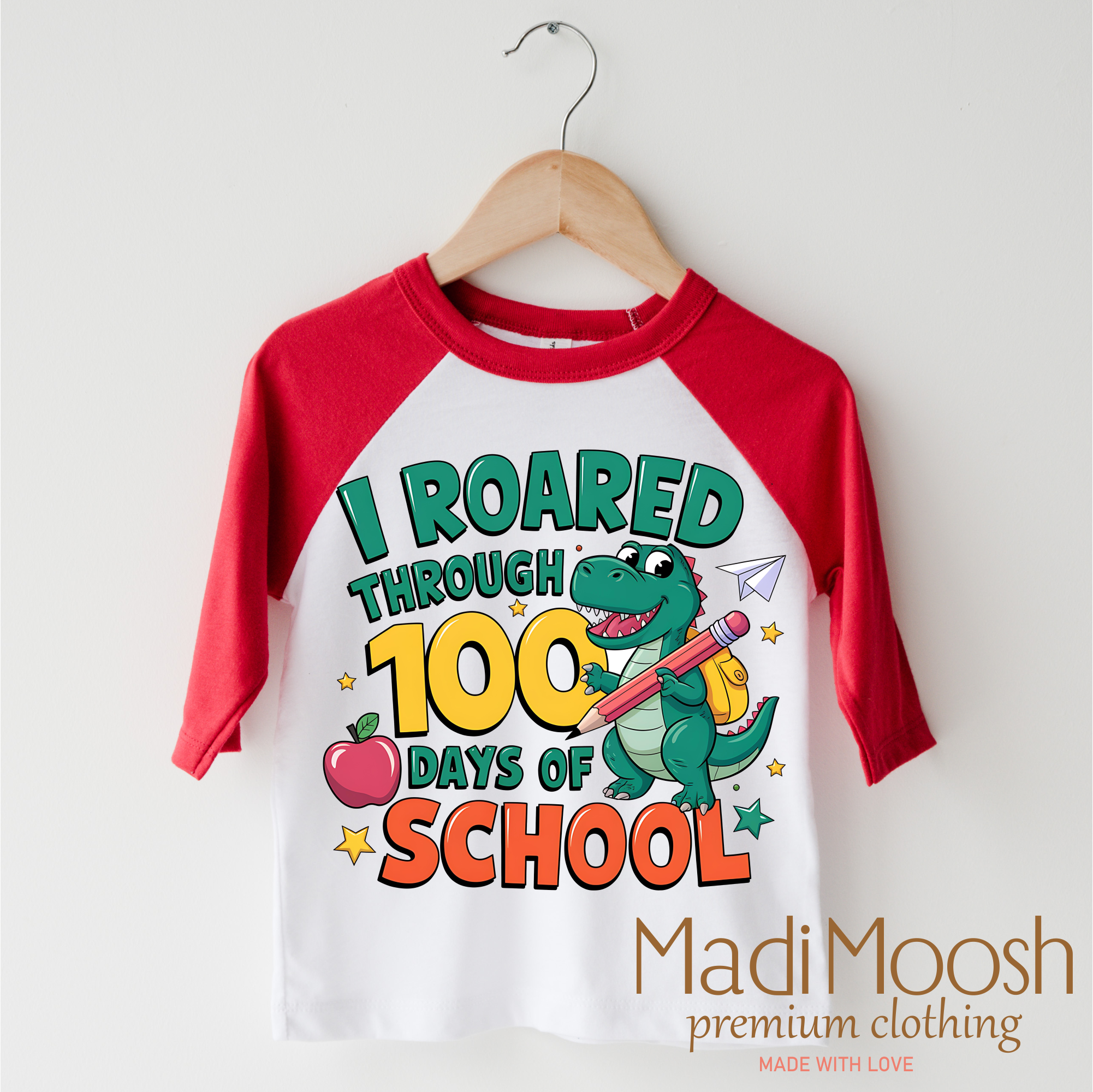 I Roared Through 100 Days Of School Shirt - School Tee