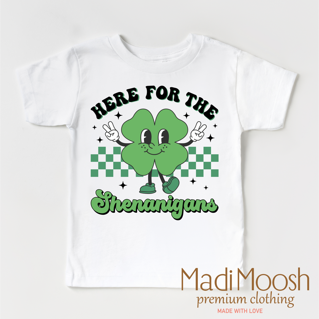 Here For The Shenanigan's  St. Patrick's Day Shirt - St. Patrick's Day Tee