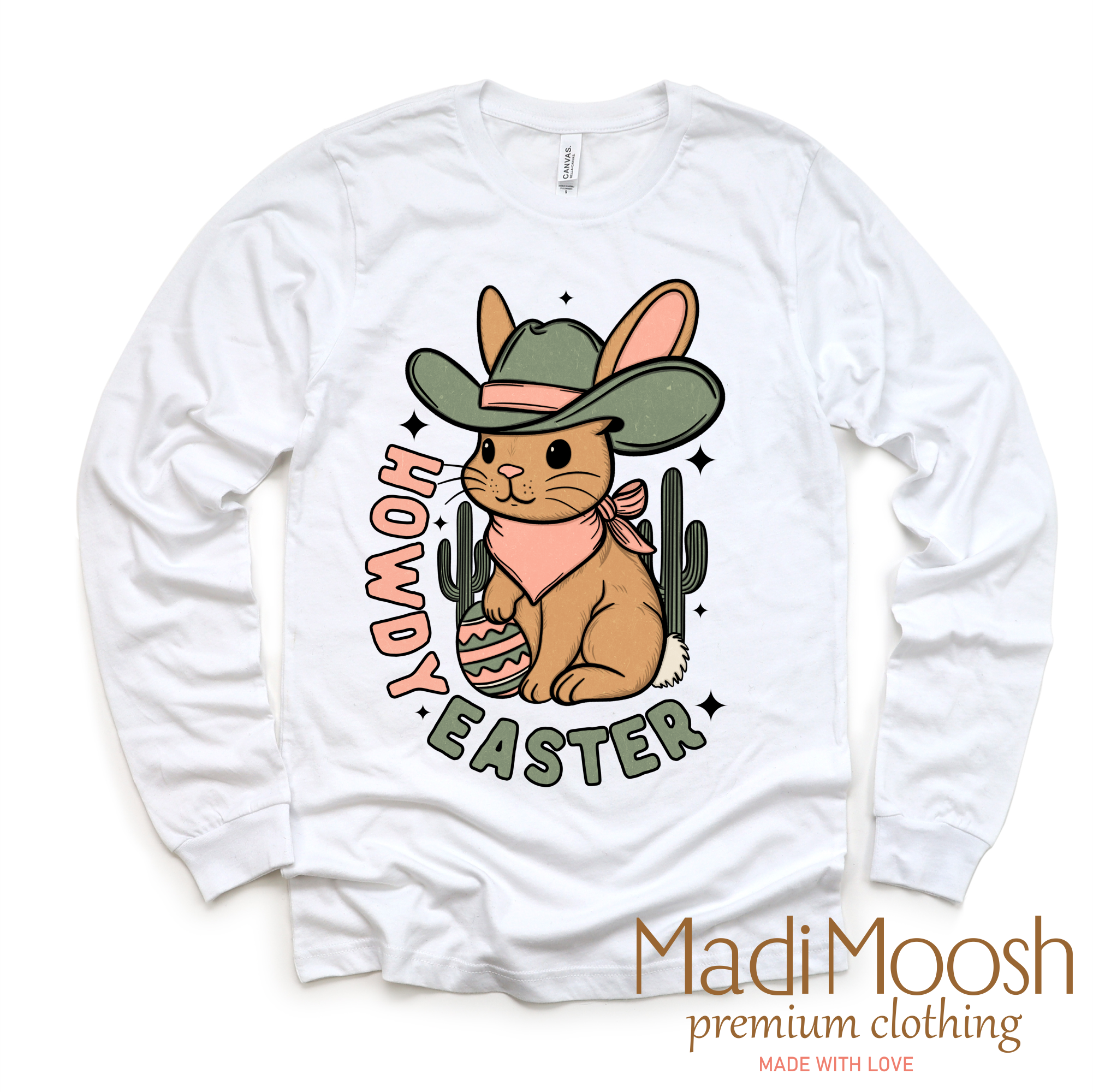 Howdy Easter Bunny Western Shirt - Kids Western Tee