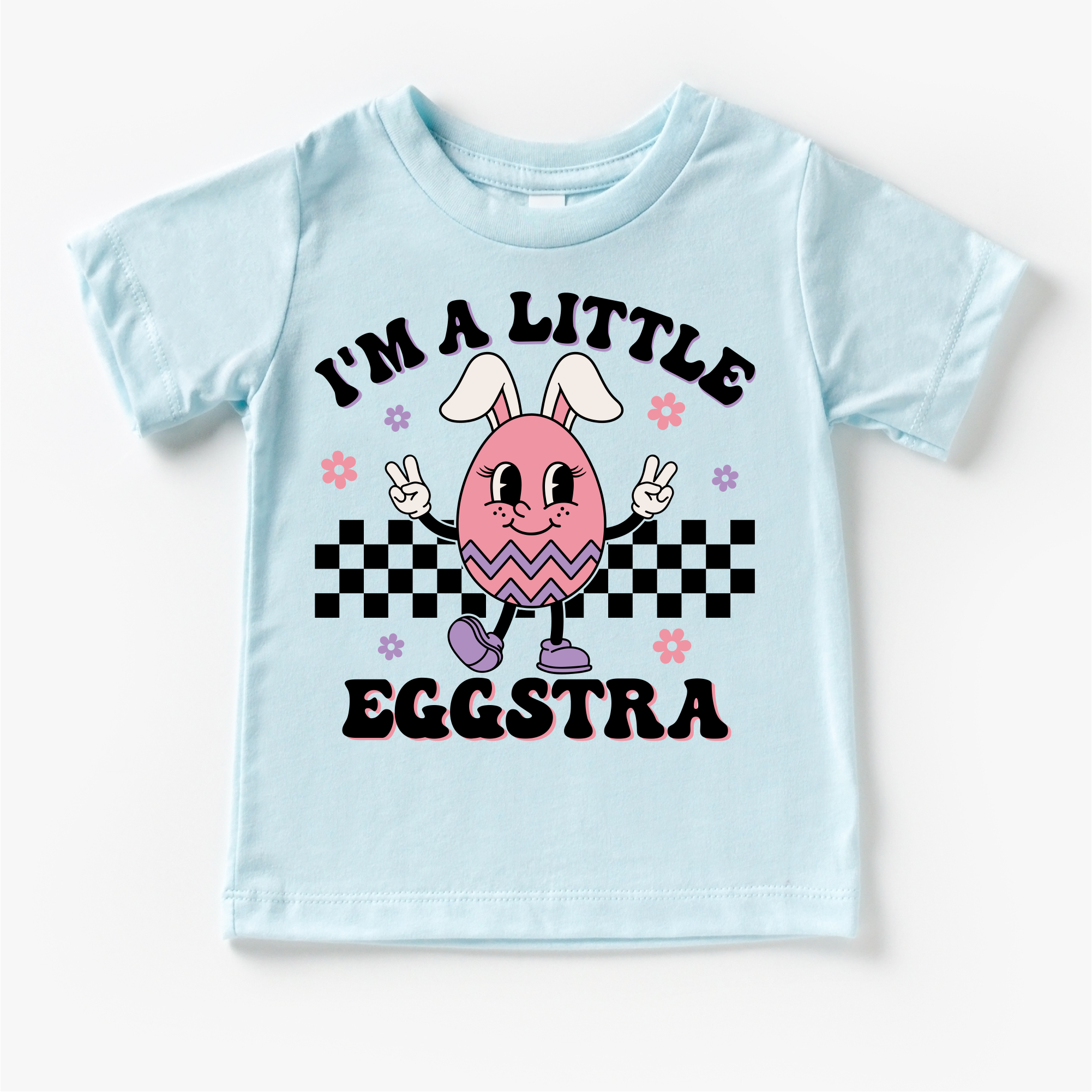I'm A Little Eggstra Easter Shirt - Girls Easter Egg Tee