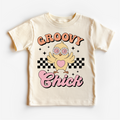 Groovy Chick Easter Shirt - Girls Retro Easter Tee