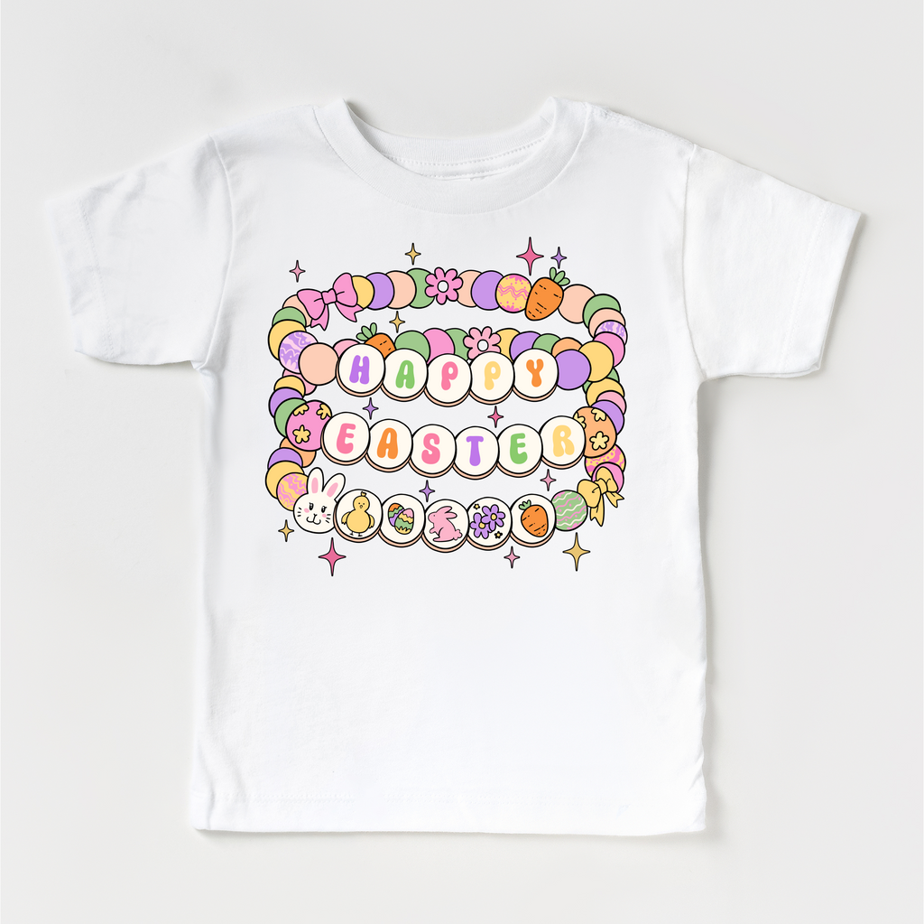Easter Friendship Bracelet Shirt - Girls Easter Tee