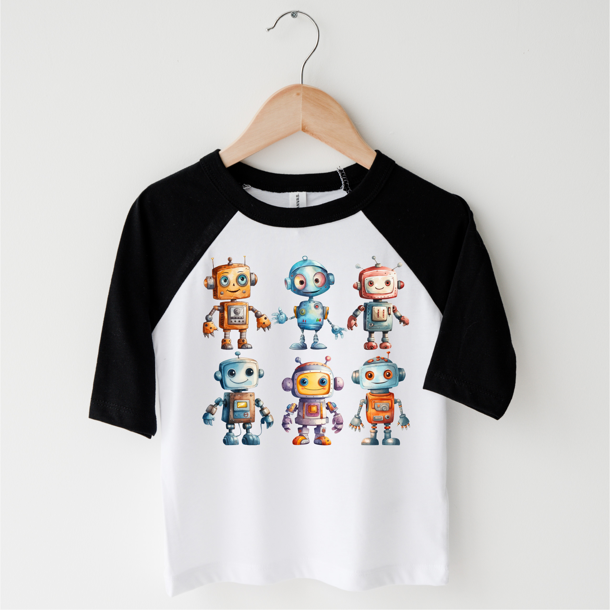 Cute Retro Robot Shirt - Kids Robot Shirt