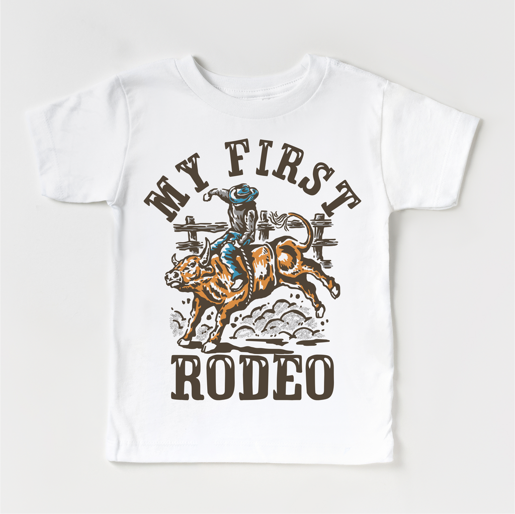 My First Rodeo Birthday Shirt - Kids Western Shirt