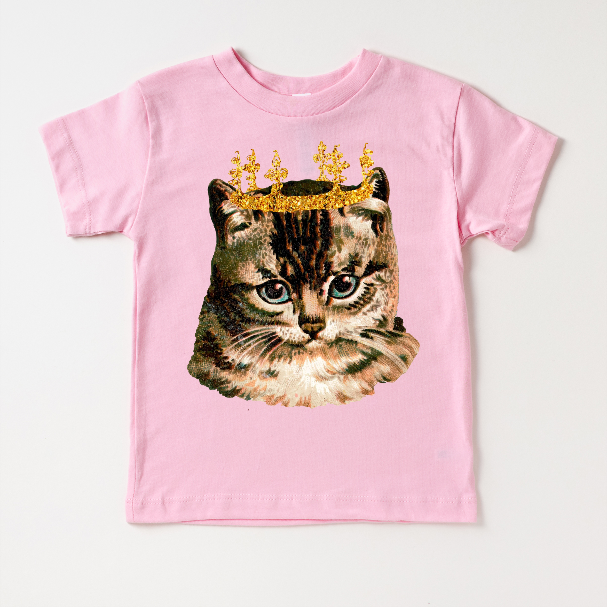 Princess Kitty Cat Shirt - Kids Cat Tee