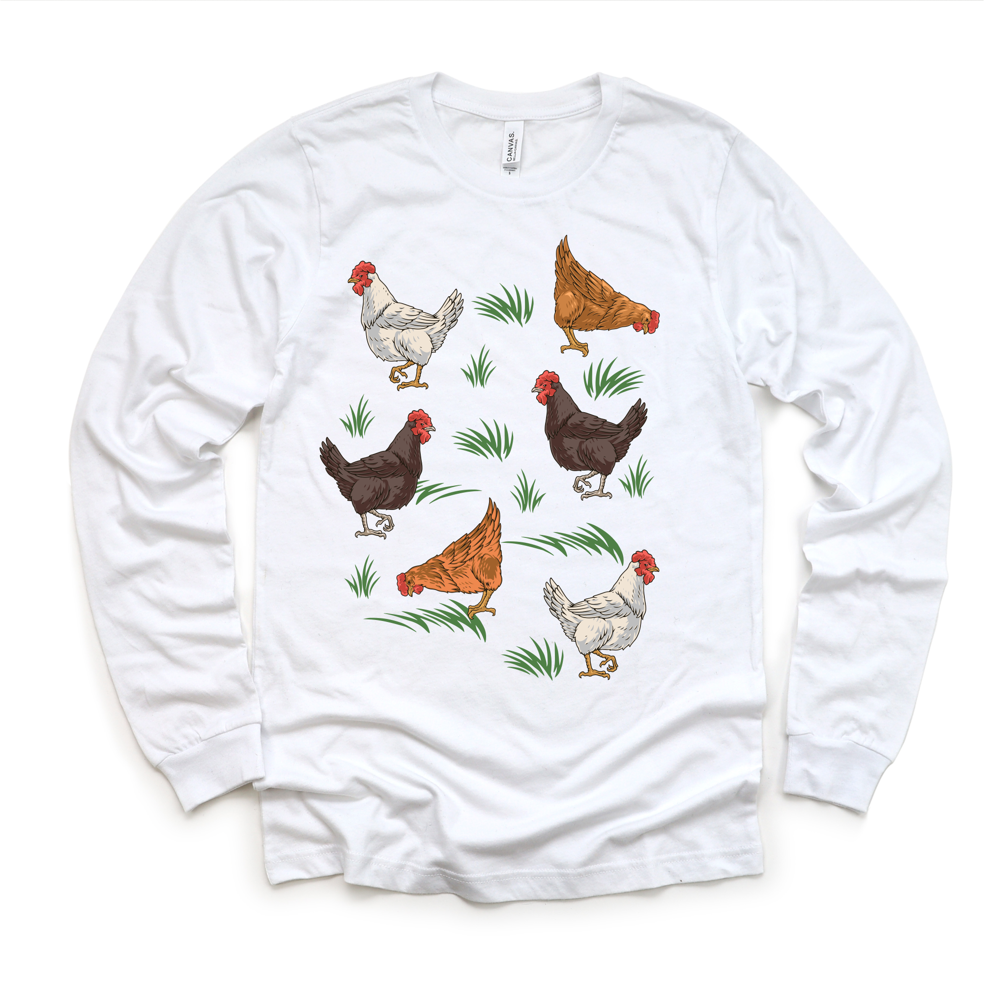 Cute Retro Chicken Farm Shirt - Chicken Tee