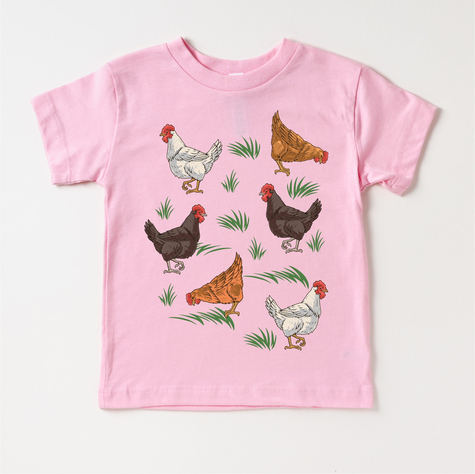 Cute Retro Chicken Farm Shirt - Chicken Tee