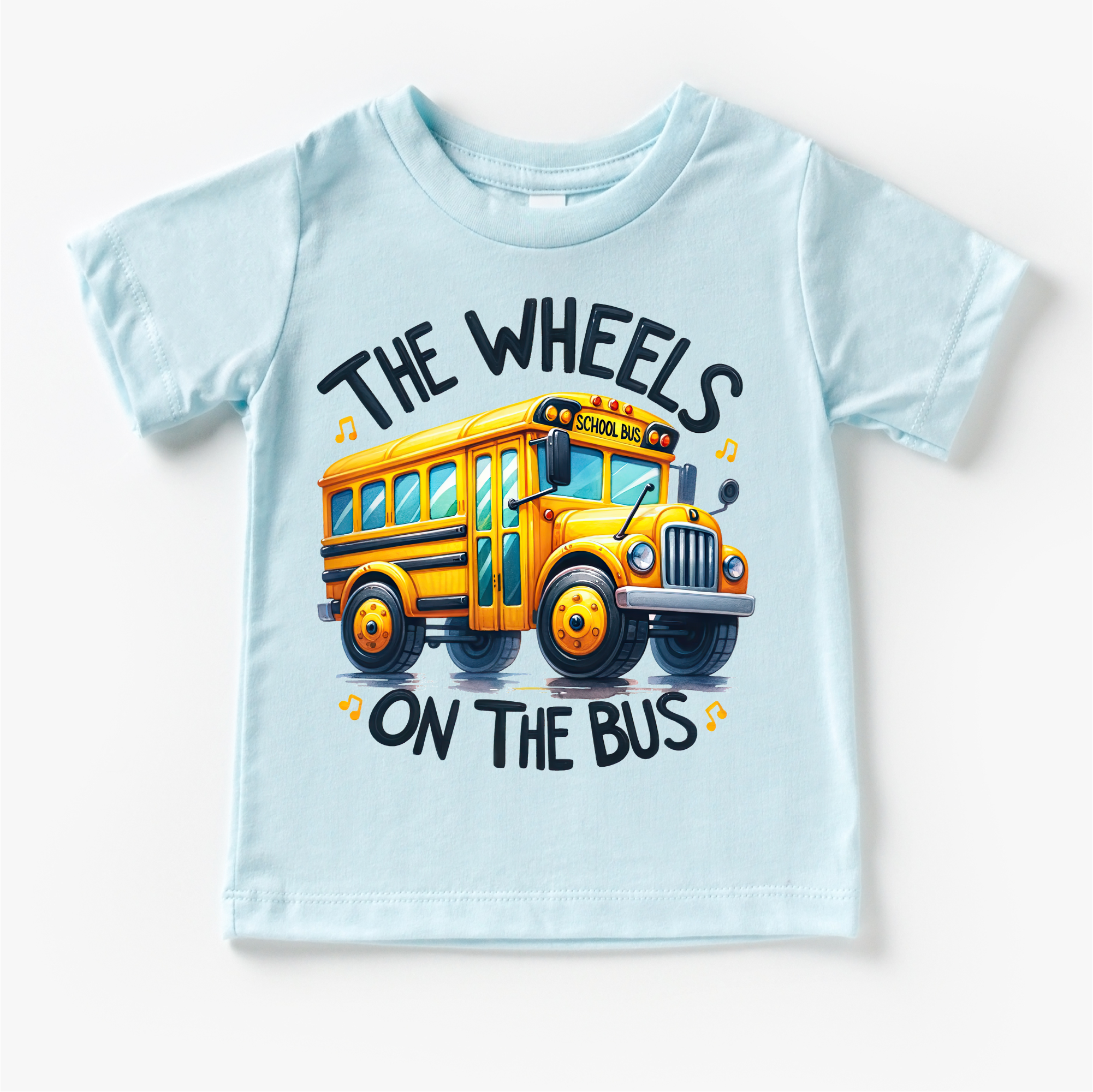 The Wheels On The Bus School Shirt - Kids School Tee
