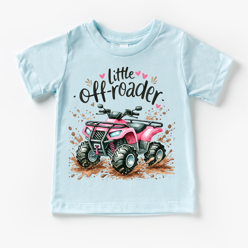 Girls Little Off Roader 4 Wheeler Shirt - Girls Four Wheeler Tee