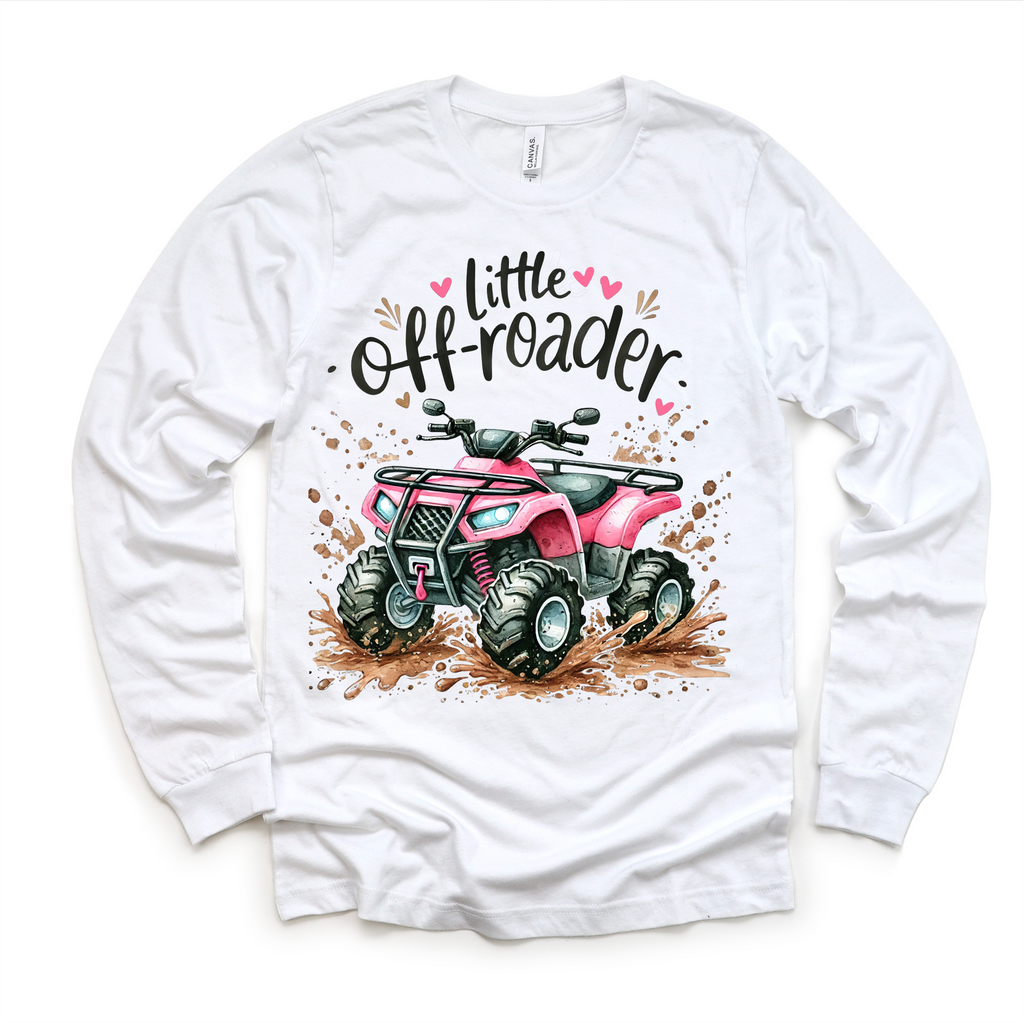 Girls Little Off Roader 4 Wheeler Shirt - Girls Four Wheeler Tee