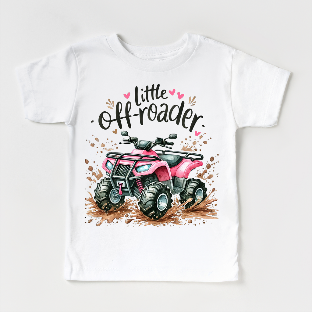 Girls Little Off Roader 4 Wheeler Shirt - Girls Four Wheeler Tee