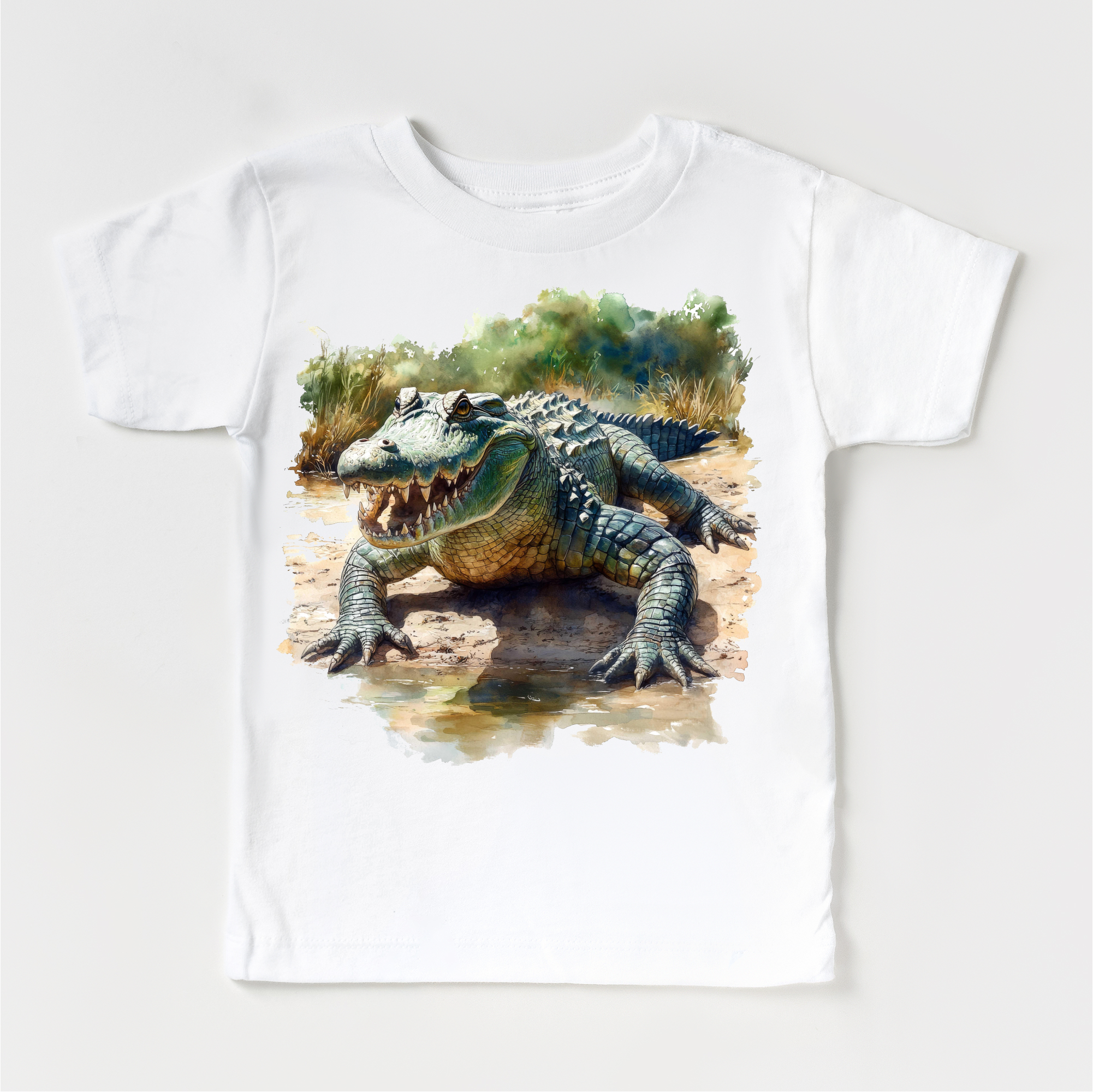Retro Zoo Alligator Shirt -  Crocodile Tee