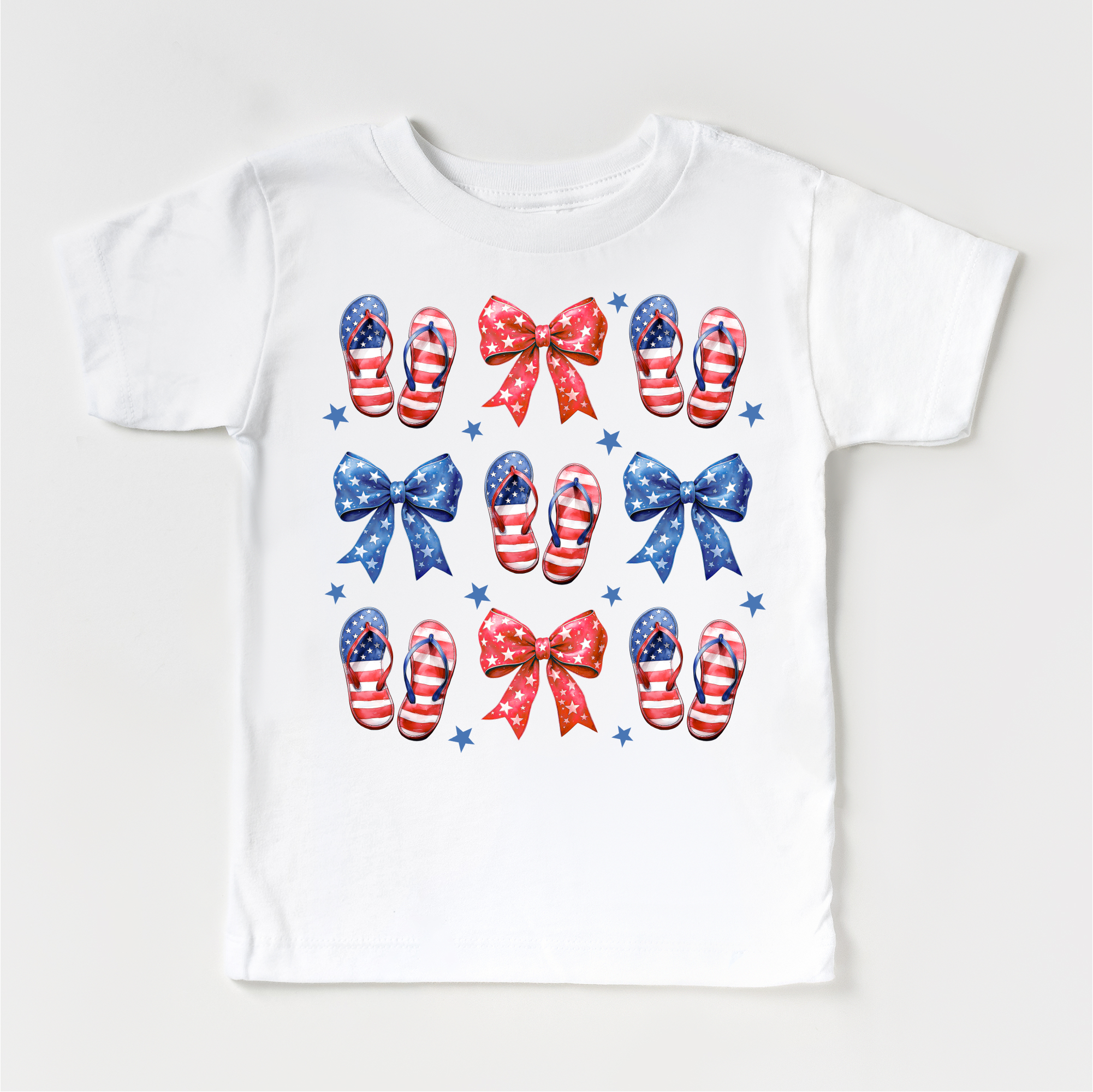 Flip Flops And Bows 4th Of July Shirt - Independence Day Tee
