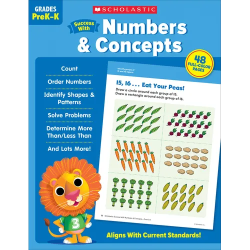 Scholastic Success with Numbers & Concepts Workbook - Paperback