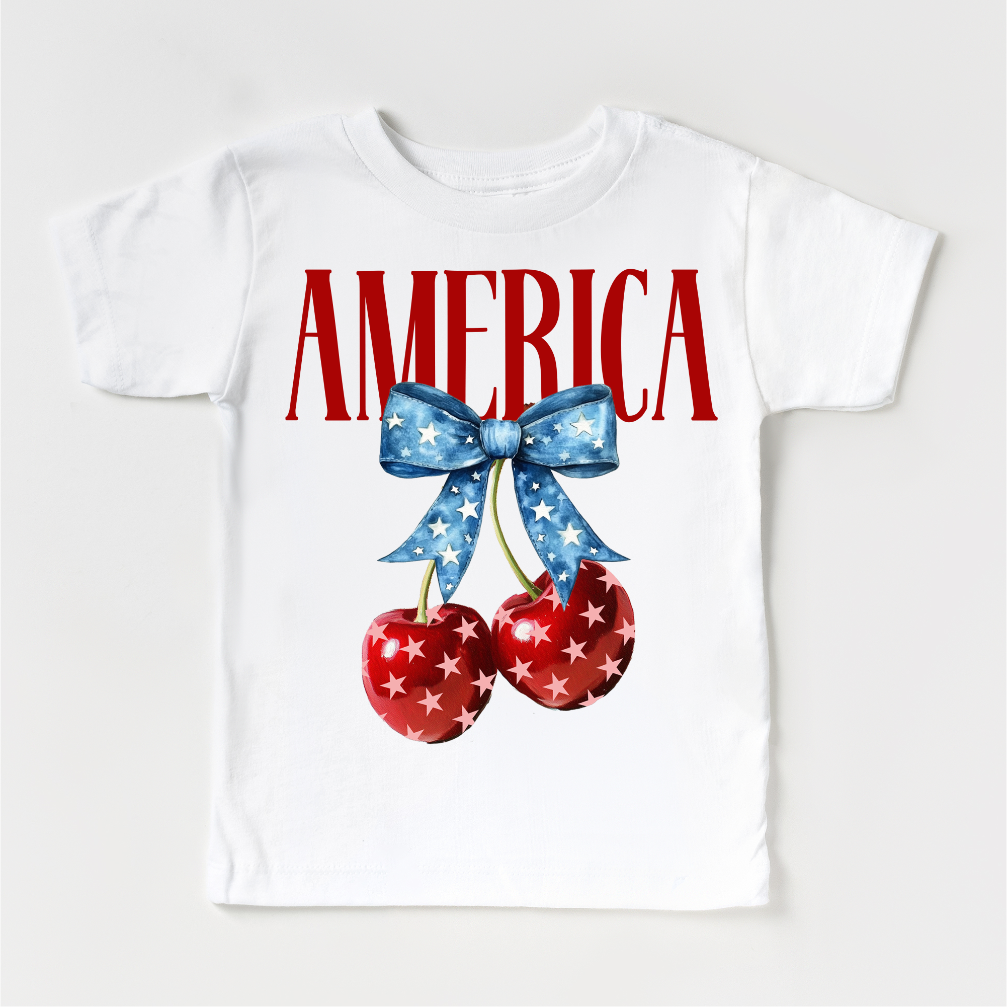 America Cherry July 4th Shirt - Independence Day Tee