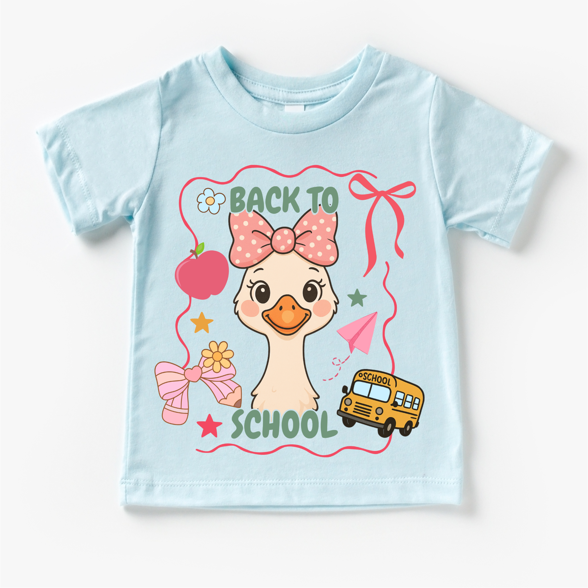 Girls Goose Back To School Shirt - Cute Back To School Tee
