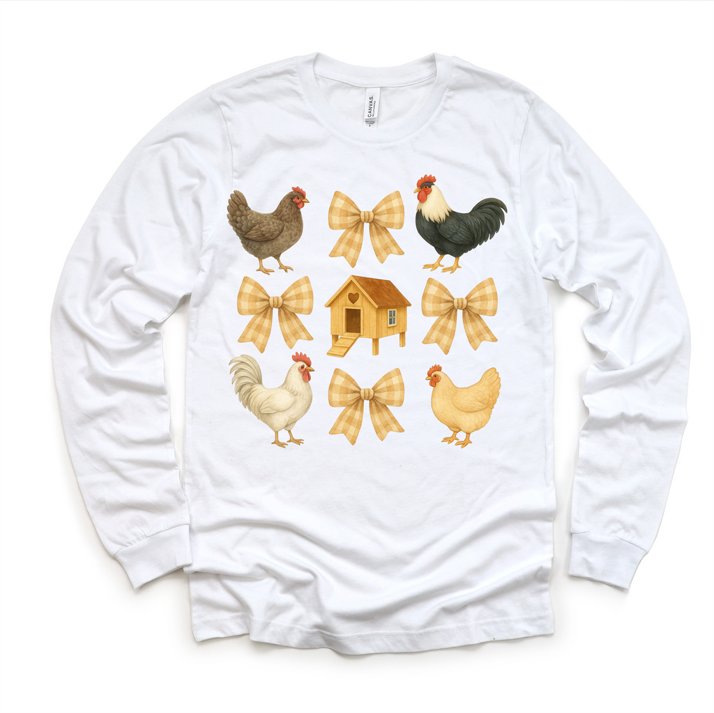 Chicken Coop Farm Shirt - Cute Chicken Tee