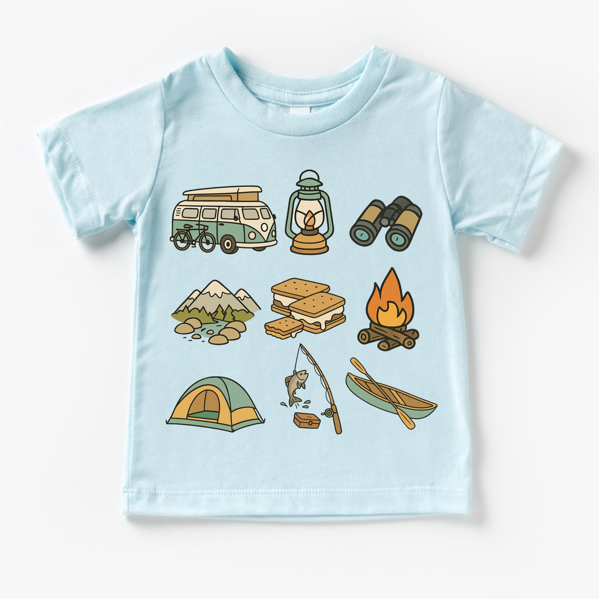 Happy Camper Camping Shirt - Camp Tee