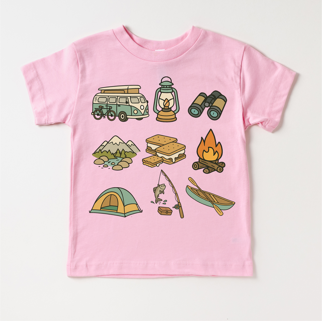Happy Camper Camping Shirt - Camp Tee