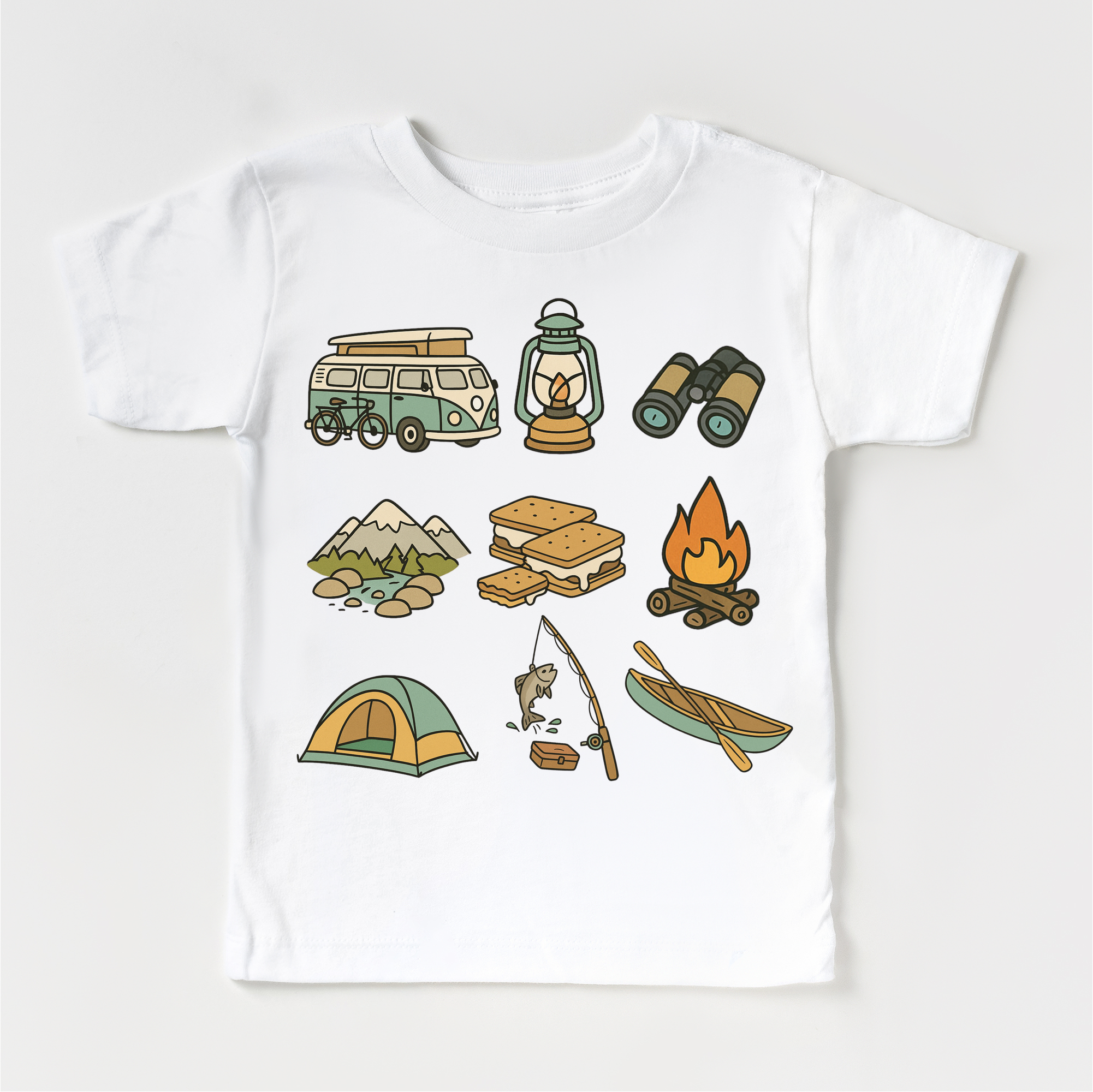 Happy Camper Camping Shirt - Camp Tee