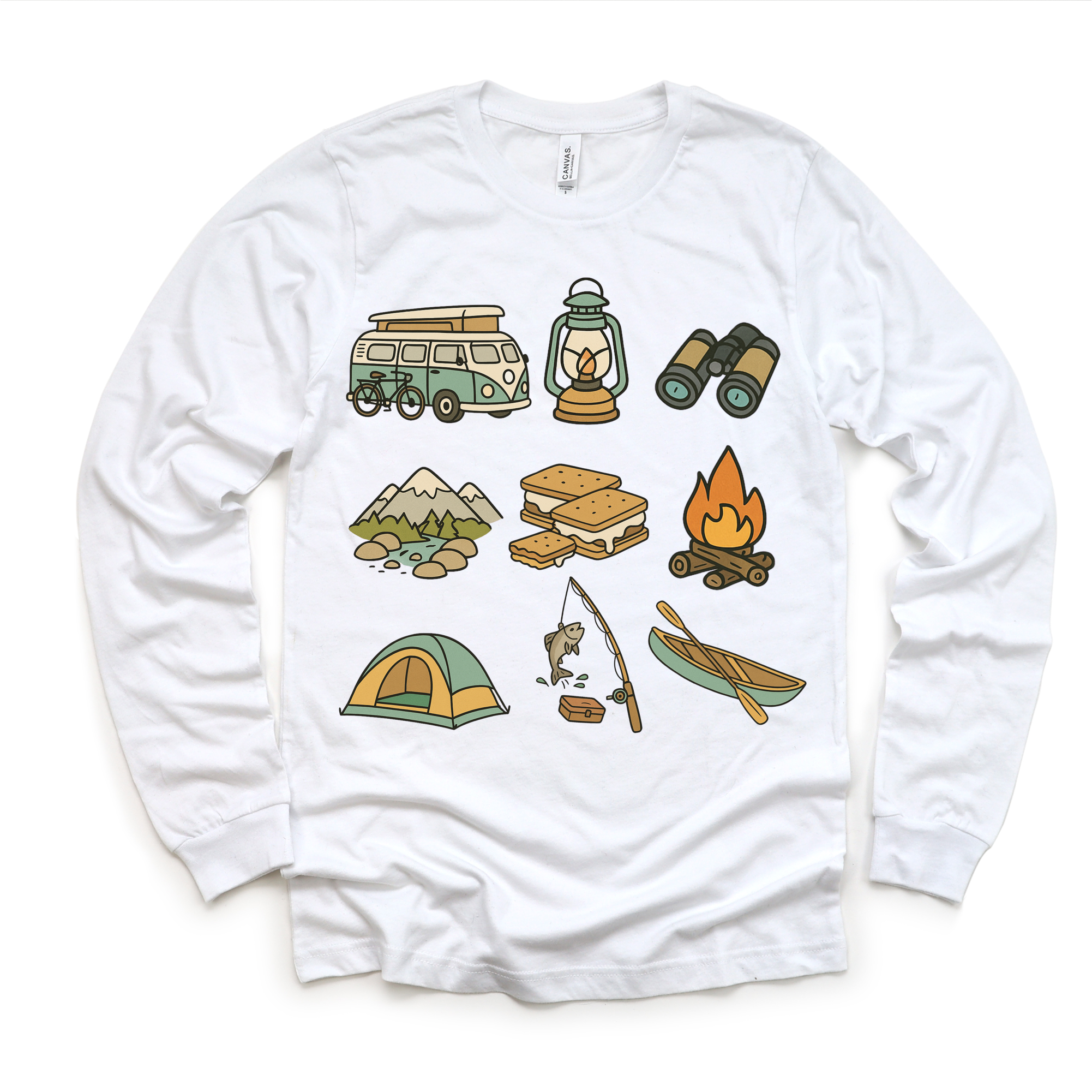 Happy Camper Camping Shirt - Camp Tee