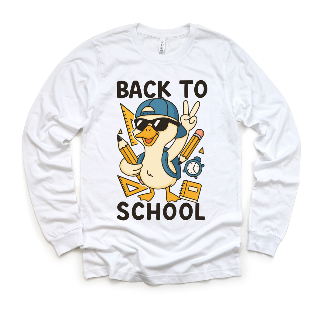 Boys Back To School Goose Shirt - Cute Back To School Tee