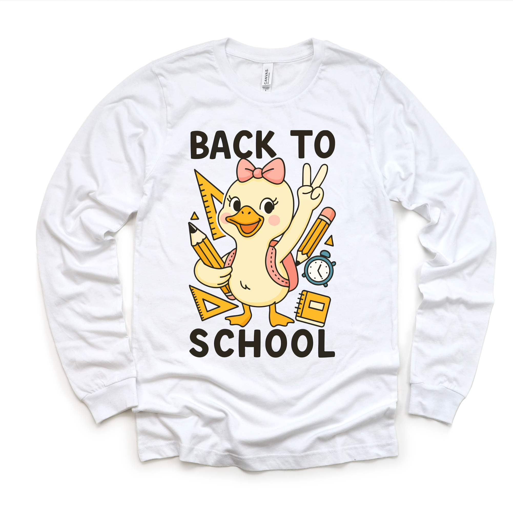 Girls Back To School Goose Shirt - Cute Back To School Tee
