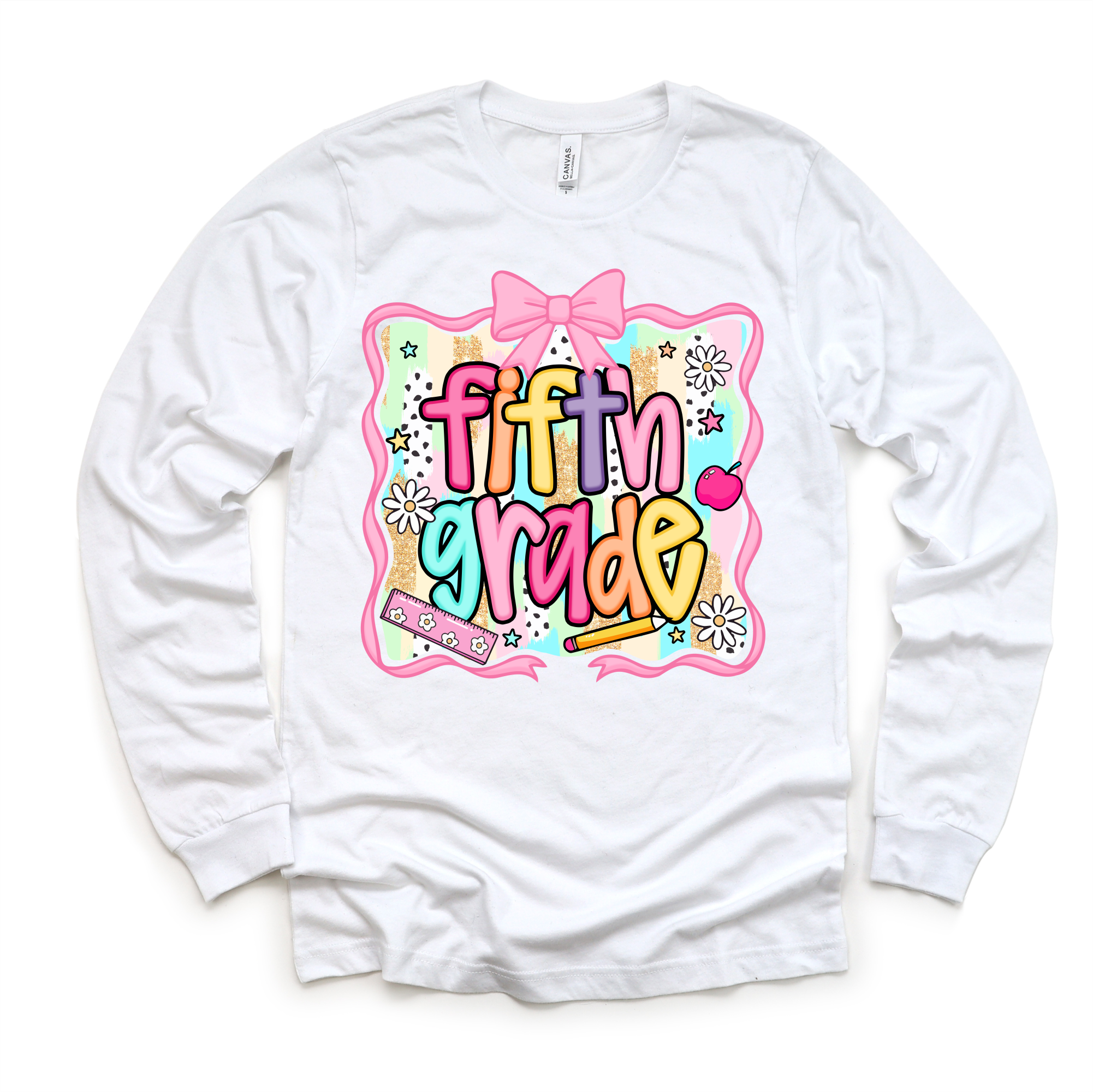 Girls 5th grade School Shirt - Back To School Tee