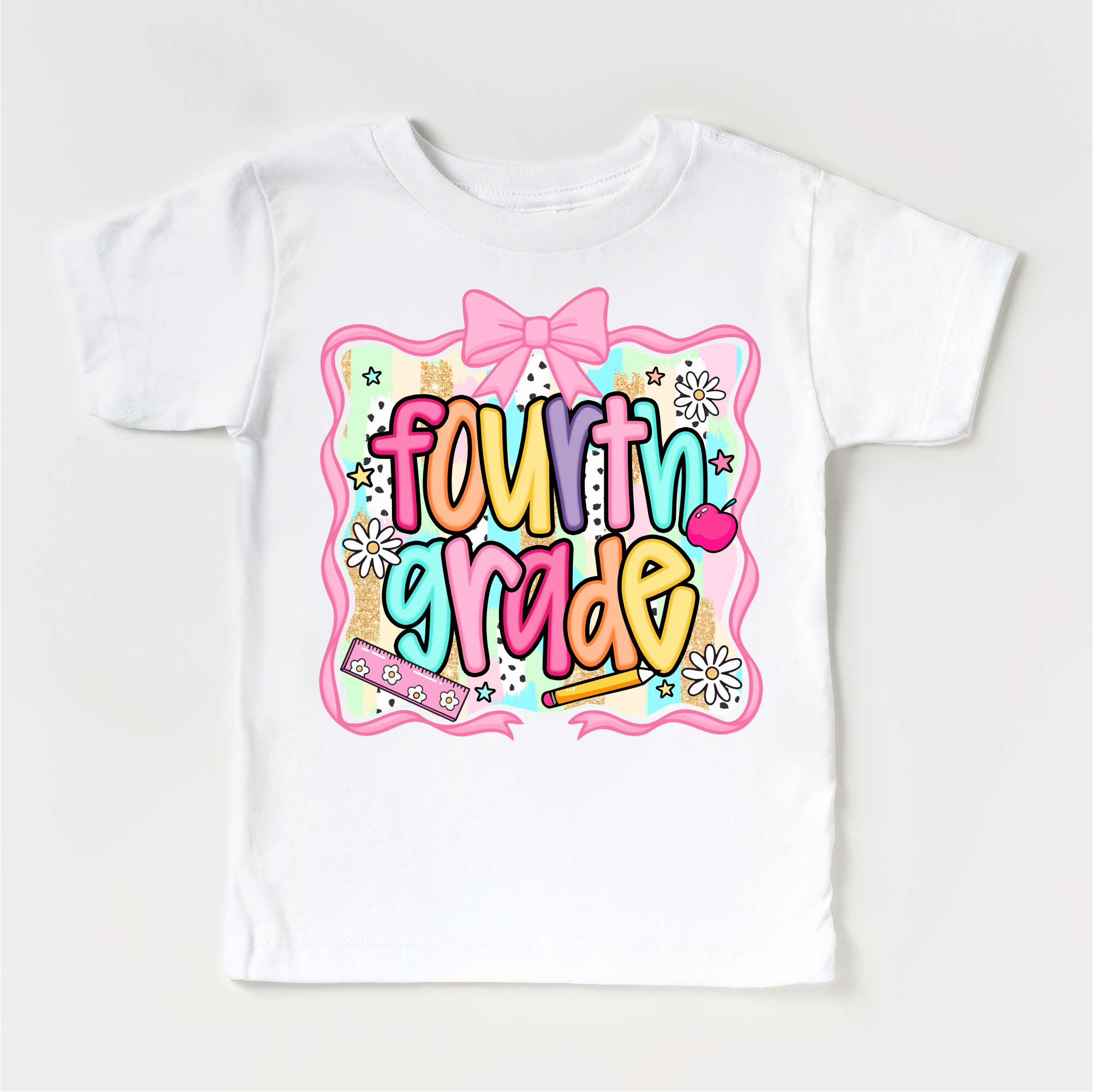 Girls 4th grade School Shirt - Back To School Tee
